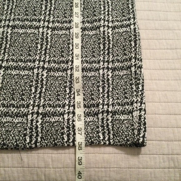 NWT Michael Kors blk/white plaid vneck dress S - Picture 14 of 16
